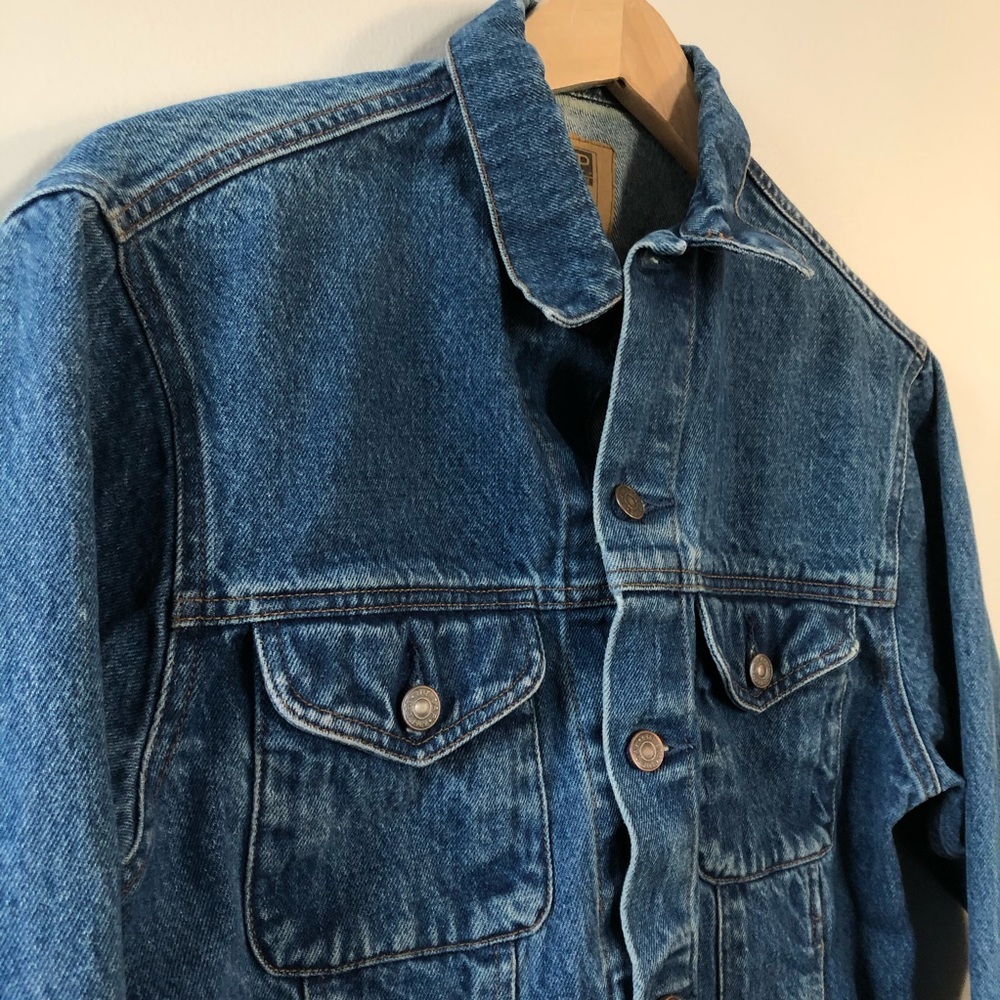 Classic Blue Denim Jacket VINTAGE Gap - Picture 5 of 8